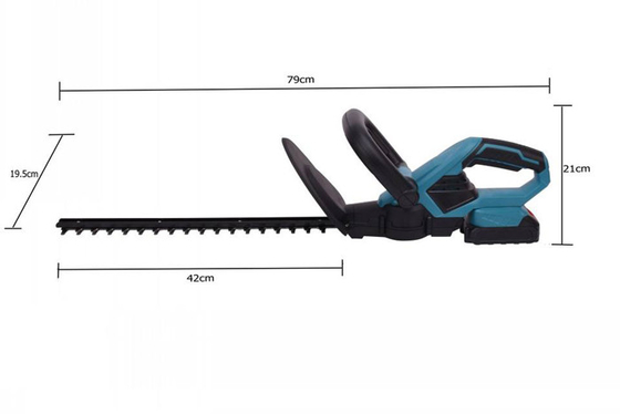 Trimmer φρακτών 20V Protable επανακαταλογηστέα 1750r/Min λεπίδα δράσης δέντρων φορητή ασύρματη διπλή