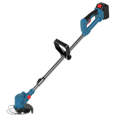 850W 24V Cordless Grass Brush Trimmer with Swing Plastic Blade for Garden Works
