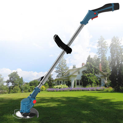 850W 24V Cordless Grass Brush Trimmer with Swing Plastic Blade for Garden Works