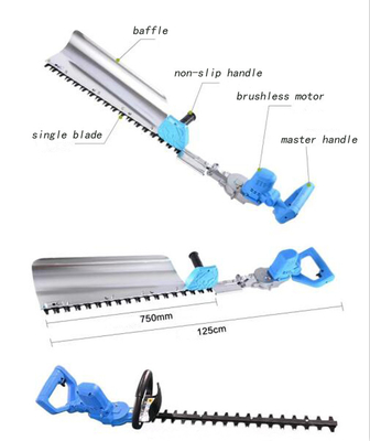 2.5Ah 20V εύκαμπτο Trimmer φρακτών ισχύος της μπαταρίας αβούρτσιστο ασύρματο με την υψηλή αποδοτικότητα